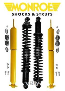 For Grand Cherokee 99-04 Front Rear Shocks Struts with Coil Springs Monroe Kit