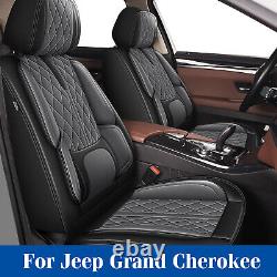 For Jeep Grand Cherokee 2004-2010 Faux Leather Car 5-Seat Covers Cushion Pad Set