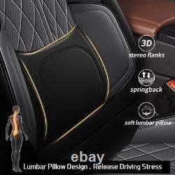 For Jeep Grand Cherokee 2004-2010 Faux Leather Car 5-Seat Covers Cushion Pad Set