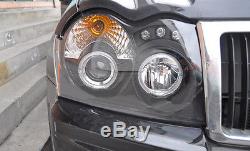 For Jeep Grand Cherokee 2005-2008 Angel Eyes HALO Light Headlight Kit LED DRL