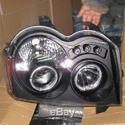 For Jeep Grand Cherokee 2005-2008 Angel Eyes HALO Light Headlight Kit LED DRL