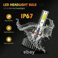 For Jeep Grand Cherokee 2006-2010 LED Headlight Bulbs Hi/Lo beam Fog light 6000K