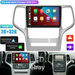 For Jeep Grand Cherokee 2008-2013 Apple Carplay GPS Android 11 Car Stereo Radio