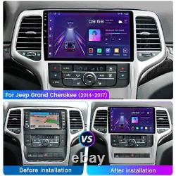 For Jeep Grand Cherokee 2010-2013 Car Stereo Radio Navi Carplay 64GB Android 13