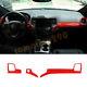 For Jeep Grand Cherokee 2011-2017 Red Dashboard Decorative Air Vent Cover Trim