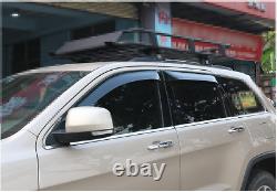 For Jeep Grand Cherokee 2011-2019 2020 Black Window Visor Shades Sun Rain Guard