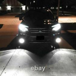For Jeep Grand Cherokee 2014-2017 6PC 6500K Bulbs LED Headlight + Fog Light