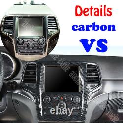 For Jeep Grand Cherokee 2014-2021 Carbon Fiber Central Console AC Switch Panel