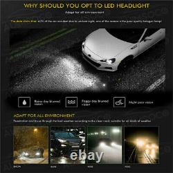 For Jeep Grand Cherokee 2016-2018 White LED Headlight Hi/Low Beam Conversion Kit