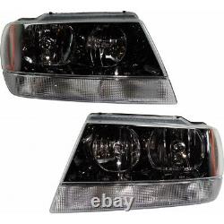 For Jeep Grand Cherokee Headlight 1999-2004 LH and RH Side DOT CH2502138N
