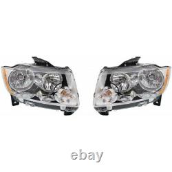 For Jeep Grand Cherokee Headlight 2011-2013 Pair LH and RH Side CAPA CH2502224C