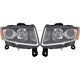 For Jeep Grand Cherokee Headlight 2014 2015 2016 Pair LH and RH Side CH2502247
