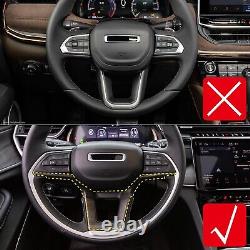 For Jeep Grand Cherokee L 2021-2023 ABS Interior Protector Moldings Cover 16pcs