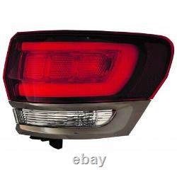For Jeep Grand Cherokee Laredo / Limited /Overland Tail Light Chrome 2014 2019