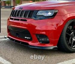 For Jeep Grand Cherokee Normal 2014-2021 Glossy BLK Front Bumper Lip Spoiler US