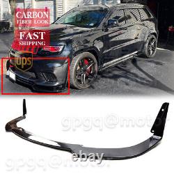 For Jeep Grand Cherokee SRT 17-21 Winglet Carbon Fiber Front Bumper Lip Splitter