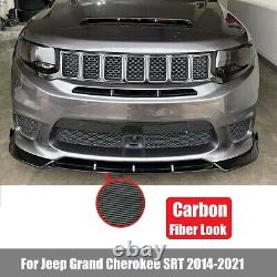 For Jeep Grand Cherokee SRT 2014-2021 Carbon Fiber Front Bumper Lip Splitter US