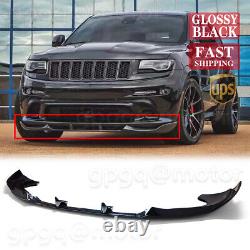 For Jeep Grand Cherokee SRT SRT8 12-2016 Glossy Black Front Bumper Lip Splitter