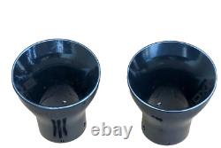 For Jeep Grand Cherokee Srt 11-2021 Gloss Black Muffler Exhaust Tips Set Lh + Rh