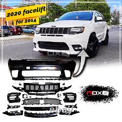 For Jeep Grand Cherokee Srt 14-21 Front Body Kit Facelift Conversion Bumper