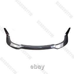 For Jeep Grand Cherokee Trackhawk 18-21 Carbon Painted Front Bumper Lip Winglet
