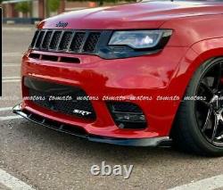 Front Bumper Splitter / Lips for Jeep Grand Cherokee SRT8 TRACKHAWK 2017-2021