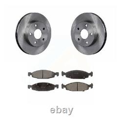 Front Disc Brake Rotors And Ceramic Pads Kit For 1999-2002 Jeep Grand Cherokee
