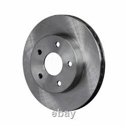 Front Disc Brake Rotors And Ceramic Pads Kit For 1999-2002 Jeep Grand Cherokee