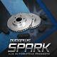 Front Drilled Brake Rotors Ceramic Pads Fit 12-15 Jeep Grand Cherokee SRT-8