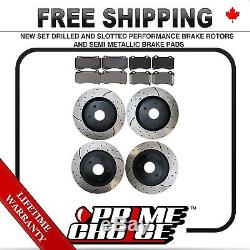 Front & Rear Performance Rotors & Metallic Brake Pads With Lifetime Warranty