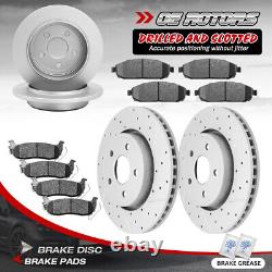 Front & Rear Rotors & Brake Pads for 2005-2010 Jeep Grand Cherokee Commander