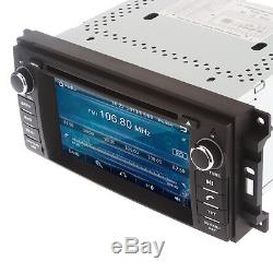 GPS 6.2 2 Din Car Stereo DVD Player For Jeep Dodge Grand Cherokee TV Bluetooth