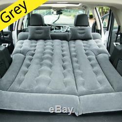 Grey SUV Car Inflatable Mattress Travel Back Seat Air Bed Durable Camping