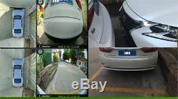 HD 3D 360° ring aerial view 4-channel DVR Dash-camera intelligent switch In Car