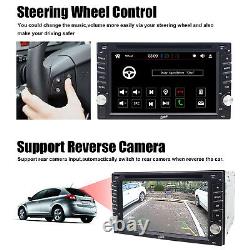 HD 6.2 Double 2 Din Car Stereo Radio DVD Player Bluetooth In Dash GPS+Camera
