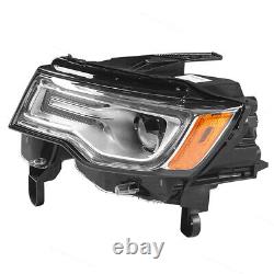 HID Left Driver Side Headlight LED DRL Head Lamp Fits 14-21 Jeep Grand Cherokee