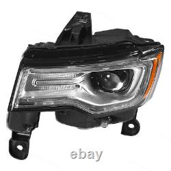 HID Left Driver Side Headlight LED DRL Head Lamp Fits 14-21 Jeep Grand Cherokee