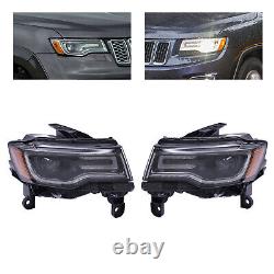 Headlamps For Jeep Grand Cherokee LH & RH Side Xenon LED HID Headlight 2016-2021