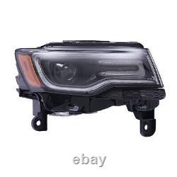 Headlamps For Jeep Grand Cherokee LH & RH Side Xenon LED HID Headlight 2016-2021