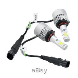 Hi/Lo 9005+9006 LED Headlight Bulb for Chevy Silverado 1500 2500 HD 3500 2001-06