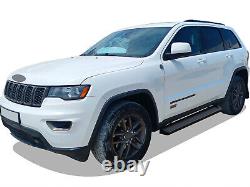 IBoard Black Running Boards Style Fit 11-21 Jeep Grand Cherokee