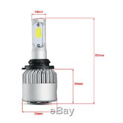 IRONWALLS Combo 9005 9006 H11 LED Headlight Kit High Low Fog Bulbs Super White