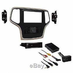 In Dash Navigation GPS Bluetooth DVD Player Radio Jeep Grand Cherokee 2014-17