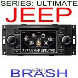 JEEP GRAND CHEROKEE 2006-10 IN DASH GPS DVD NAVI BLUETOOTH FACTORY FIT STEREO