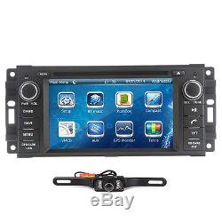 Jeep Dodge Grand Cherokee GPS 6.2 Bluetooth Car Stereo DVD Player+Free Map+Cam