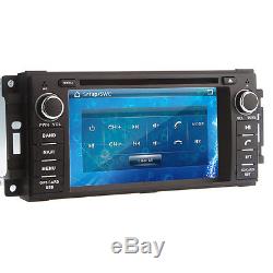 Jeep Dodge Grand Cherokee GPS 6.2 Bluetooth Car Stereo DVD Player+Free Map+Cam