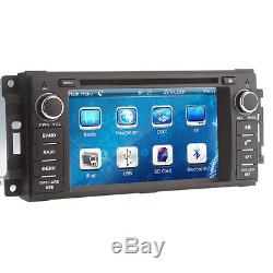 Jeep Dodge Grand Cherokee GPS Navigation 6.2 2 Din Car DVD Player Auto Stereo