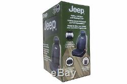 Jeep Elite Mopar Seat Covers Black Synthetic Leather Fits Many Jeeps