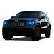 Jeep Grand Cherokee 11-13 CHS Bright Blue LED Headlight Halo Ring Kit