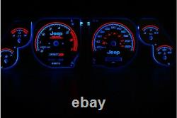Jeep Grand Cherokee 1995 -1999 design 1 glow gauges dials plasma dials kit tacho